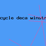 cycle deca winstrol